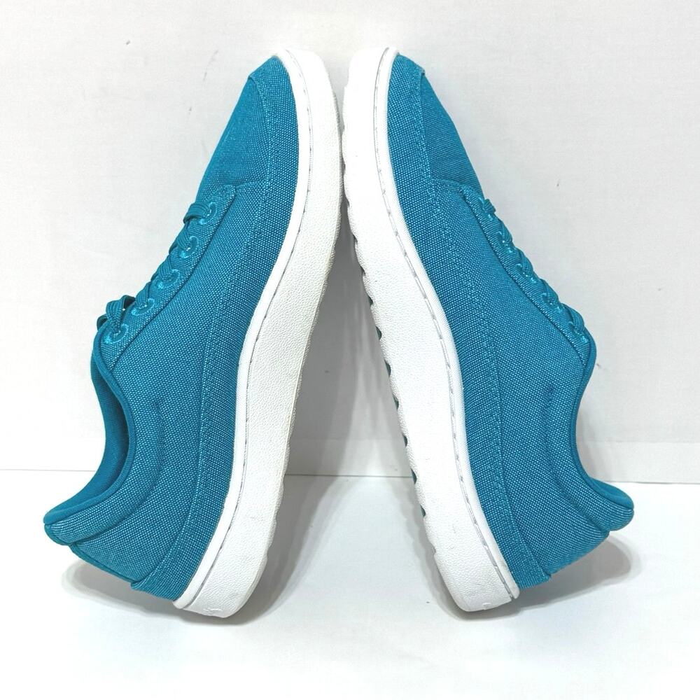 ALLBIRDS Women’s Lace Up Canvas Pacer Athletic Shoe Thrive Teal Size 7 - Picture 11 of 13